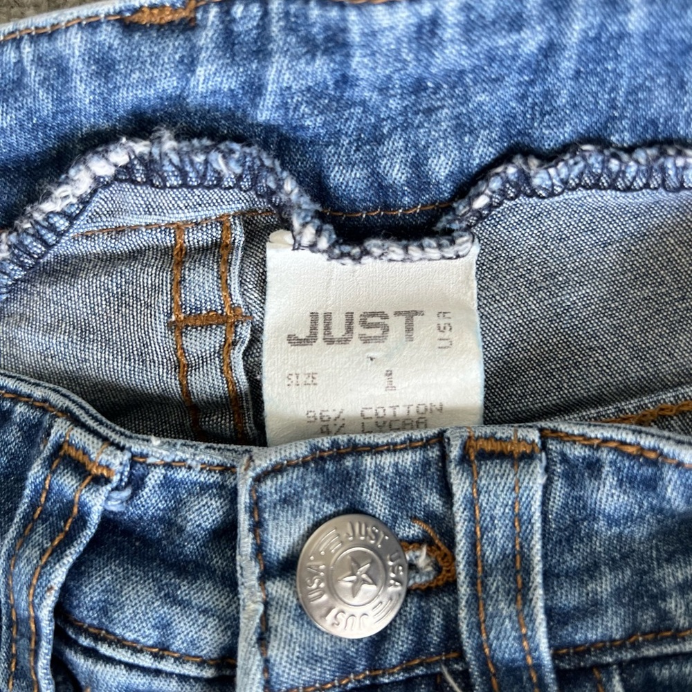Just USA Vintage Bootcut Jeans Sz. Jr. 1 - Picture 7 of 7